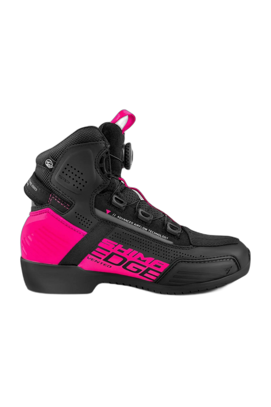 SHIMA STIVALI EDGE VENTED SCARPE MOTOCICLO DONNA ROSA