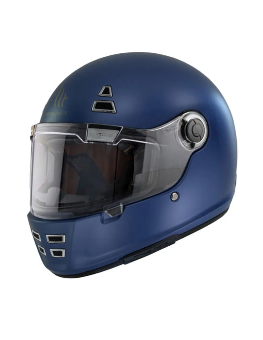 MT JARAMA SOLID A7 moto vintage Caschi integrali Blu Opaca – Yamoto.it
