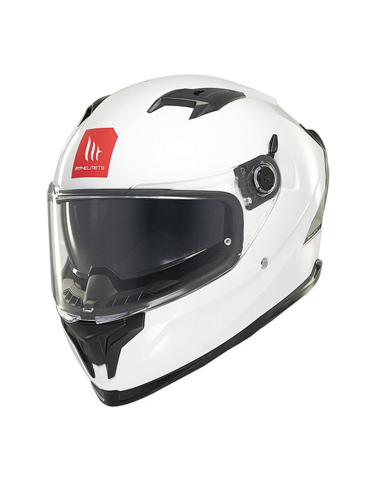 MT BRAKER SV SOLID A0 Caschi integrale da moto bianco perla lucido – Yamoto.it