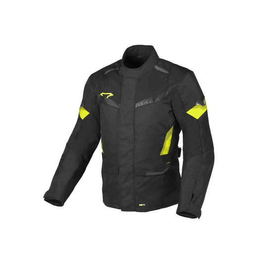 MACNA Vaulture Textil Impermeable Chaqueta Negro Amarillo Fluo – Yamoto.it