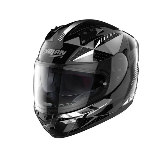 NOLAN N60-6 WIRING 073 Moto Integrali Caschi Nero Argento Bianco – Yamoto.it