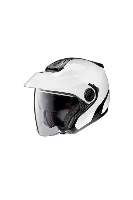 NOLAN N40-5 06 CLASSIC N-COM 005 Moto Jet Caschi Opaco Bianco Nero – Yamoto.it