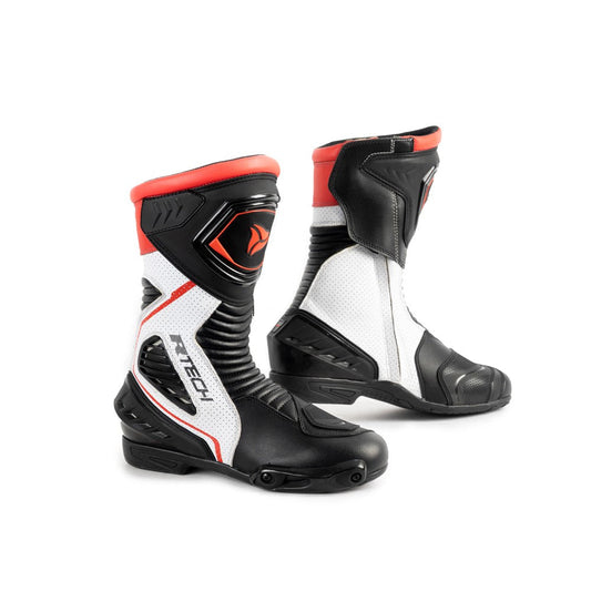 R-TECH PERFORMER STIVALI IN PELLE UOMO NERO/ROSSO FLUO – Yamoto.it