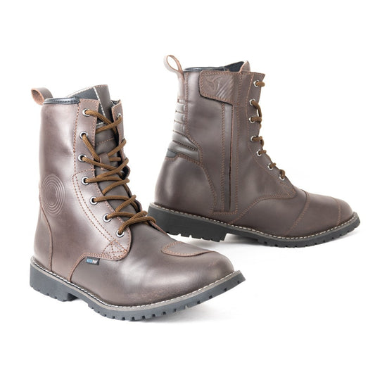 R-TECH MOTEQ WP STIVALI IN PELLE UOMO MARRONE – Yamoto.it