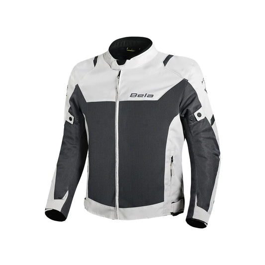 BELA MESH PRO GIACCA UOMO MOTO IN TESSUTO TRAFORATO ESTIVA GHIACCIO GRIGIO – Yamoto.it
