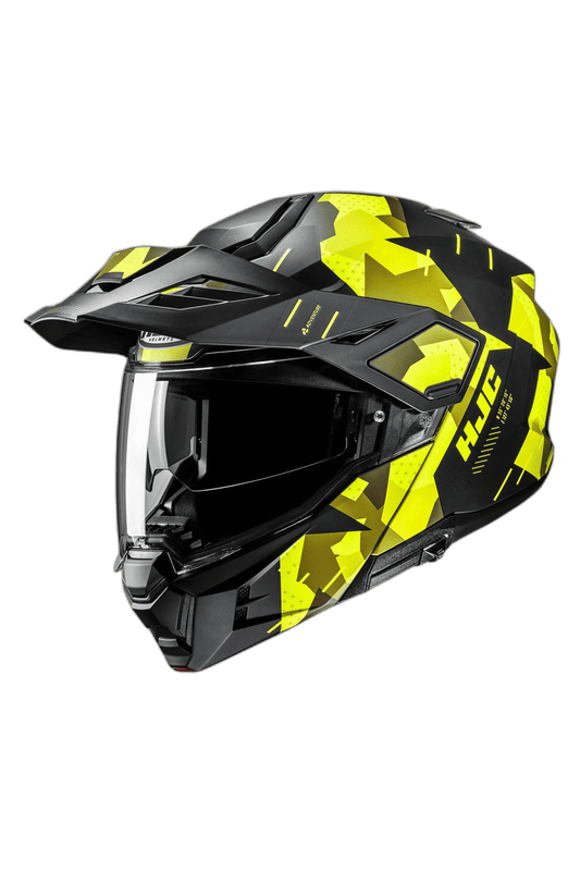 HJC I80 Roki MC3HSF Moto Avventura Modulare Caschi Giallo