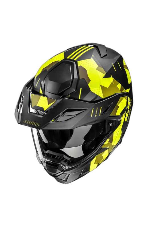 HJC I80 Roki MC3HSF Moto Avventura Modulare Caschi Giallo