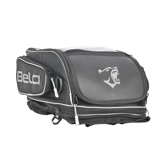 BELA - ZAINO MULTIFUNZIONALE IN PELLE/TESSUTO NERO