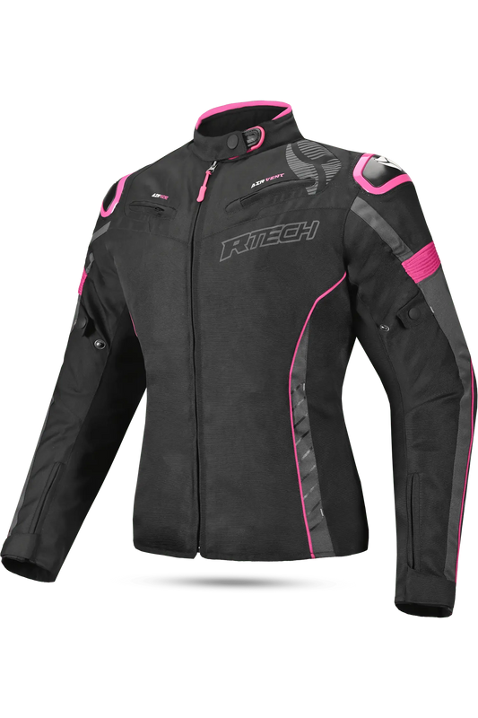 Pantalón corto R-Tech Knight Rider de tres capas, negro y fucsia. – Yamoto.it