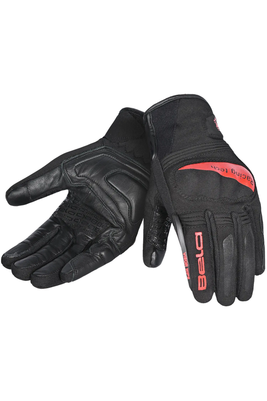 Bela Boom Donna WP Guanti invernali Nero Rosso