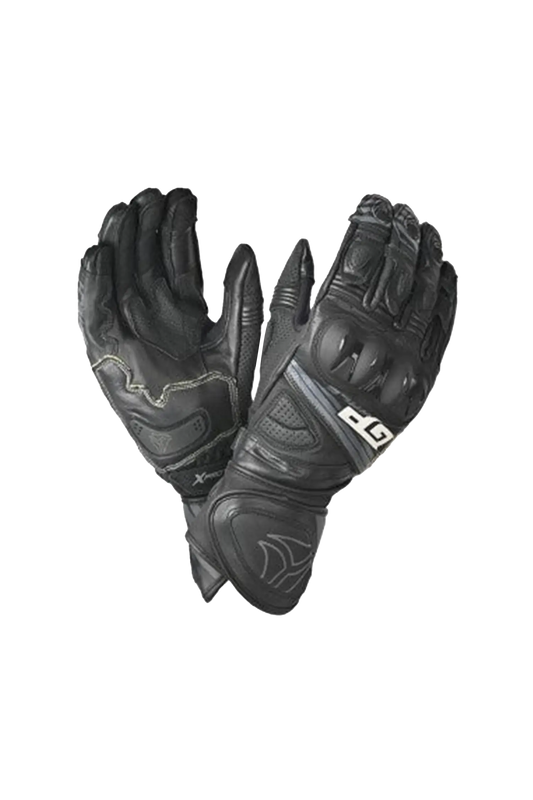 R-tech GP Racing  Guanti da corsa da uomo Neri Grigio