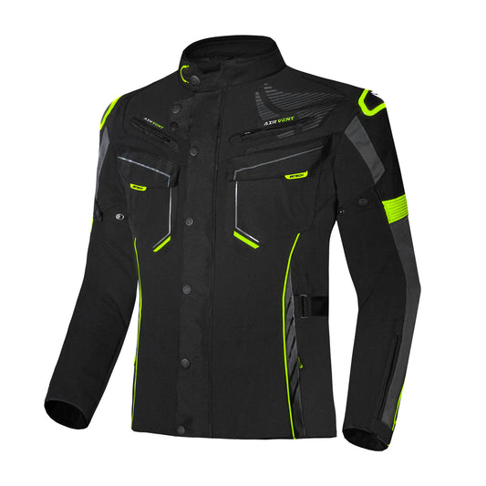 R-TECH KNIGHT RIDER LONG MOTO A TRE STRATI NERO/ANTRACITE/GIALLO FLUO – Yamoto.it