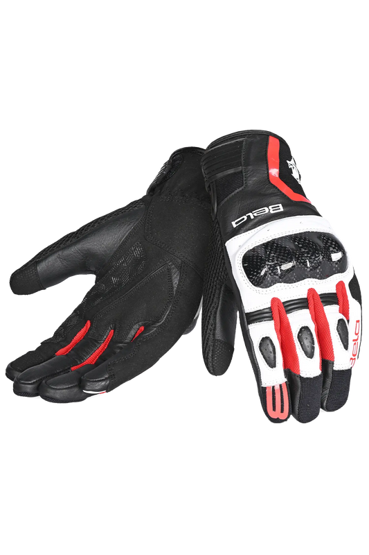 Bela Air Flow Donna Guanti Moto Estivi Nero / Rosso