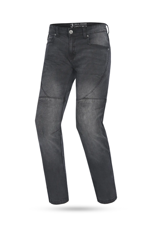 Bela Jeans Rocker da 32 cucitura interna denim nero