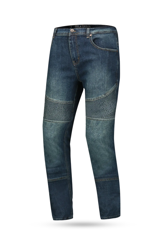BELA - Pantalón Denim Jeans Urban Lady 32L Vintage Azul