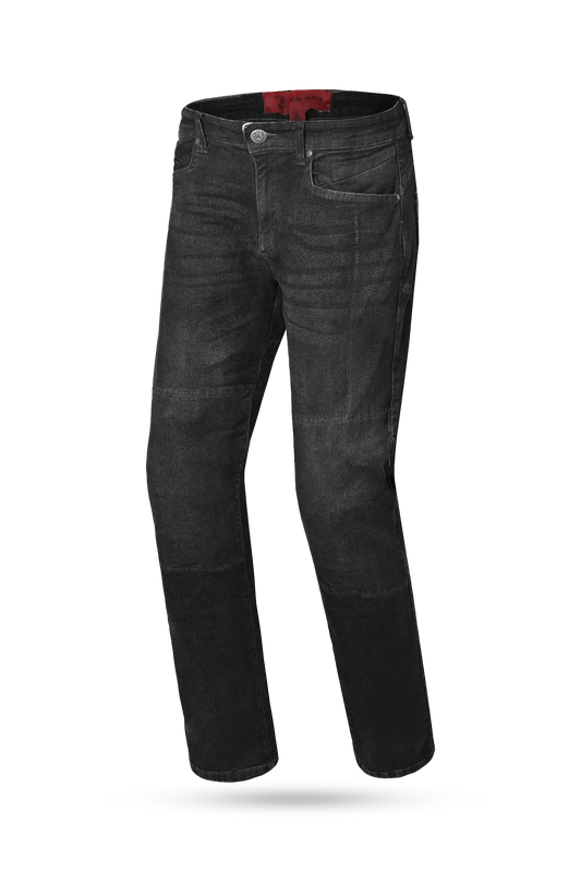 BELA tessuto Kevin Nero 34 cucitura interna Pantaloni