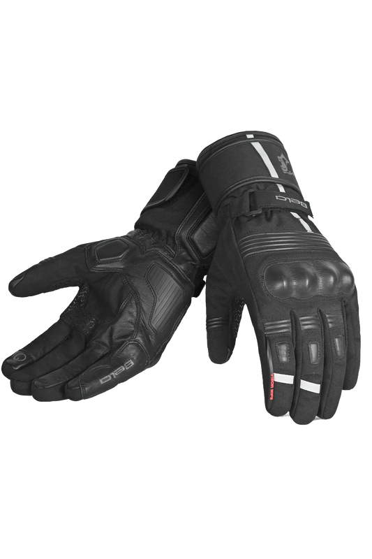 Bela Ice Winter WP Guanti Moto Nero/Grigio