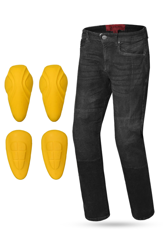 BELA tessuto Kevin Nero 34 cucitura interna Pantaloni