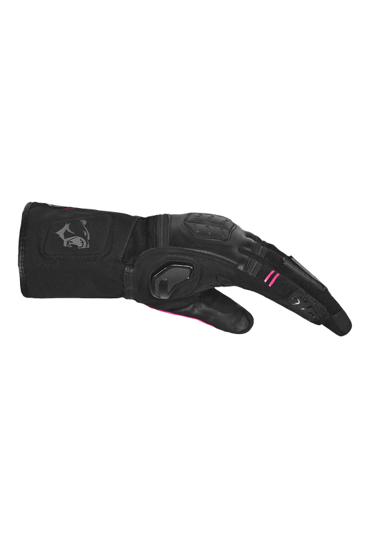 Bela Highway  Guanti invernali da Donna Nero/Rosa