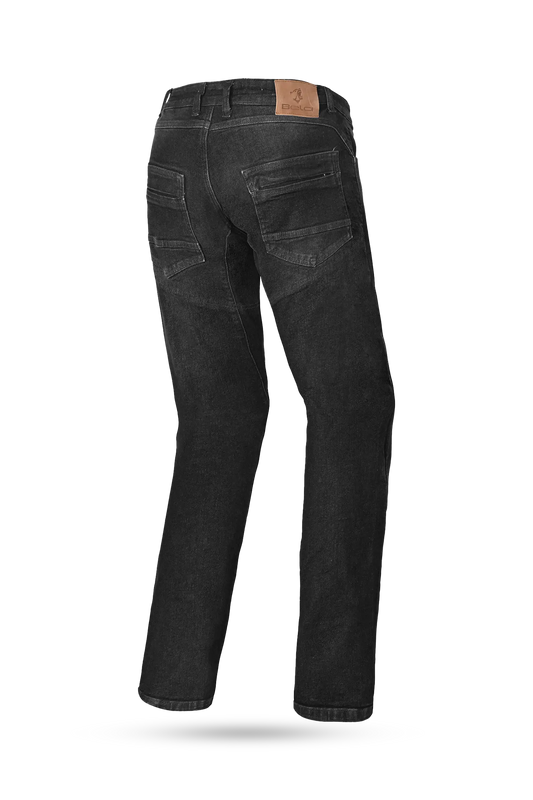 BELA tessuto Kevin Nero 34 cucitura interna Pantaloni