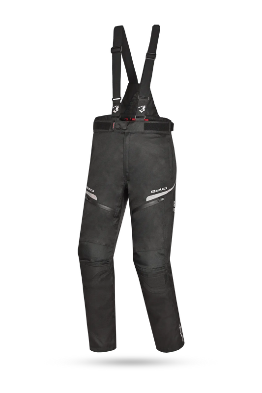 BELA - Pantalón Textil Calm Digger 34L Nero/Rojo