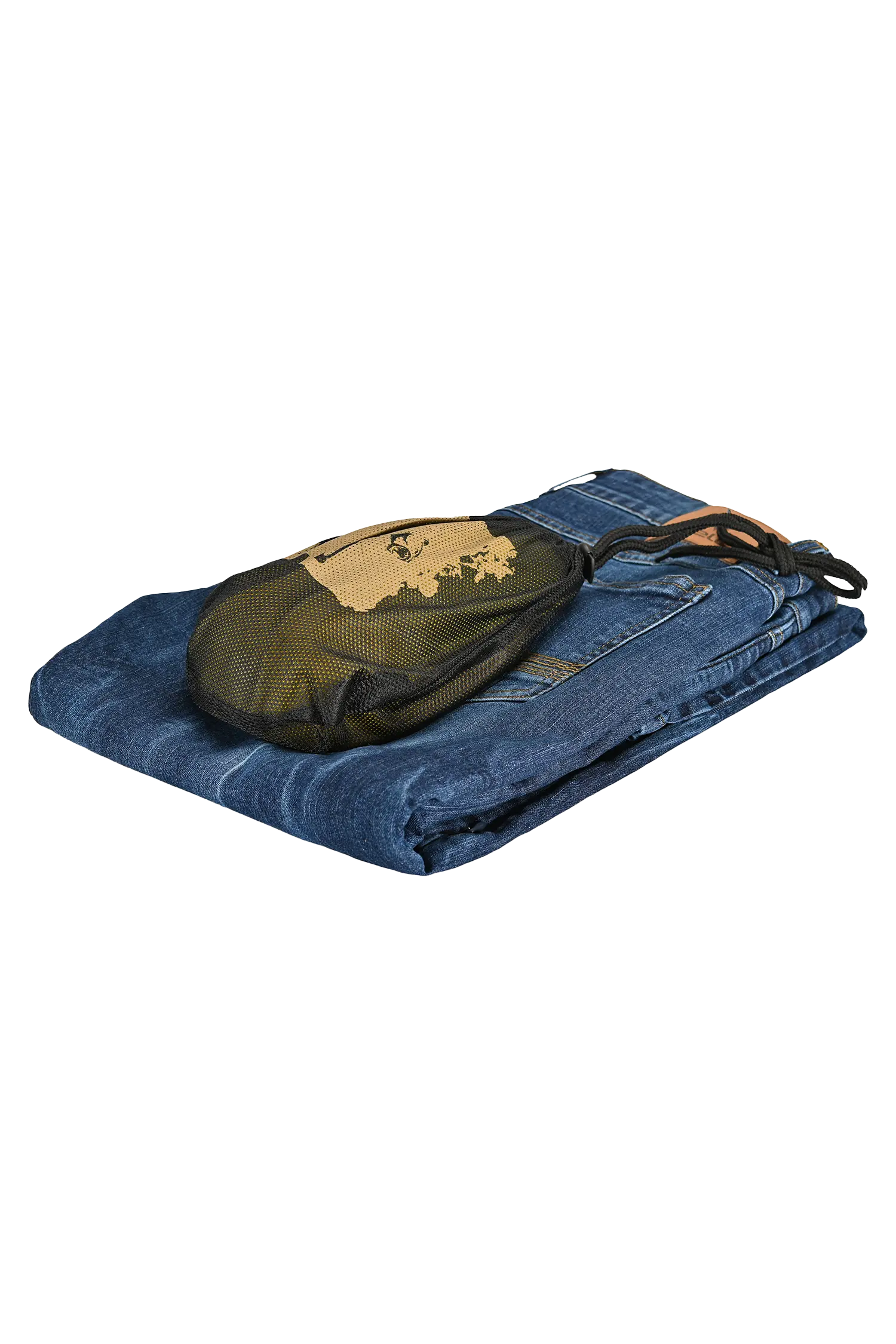 BELA - Pantalon Rio 34L Tie & DY Azzurro