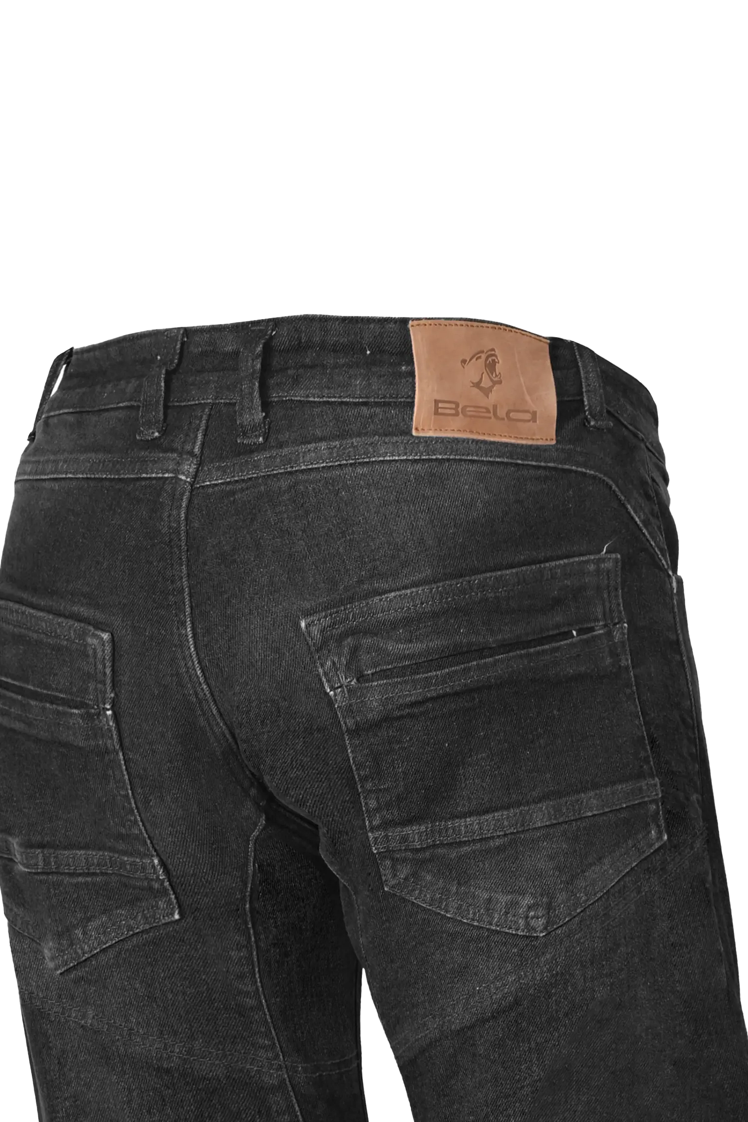 BELA tessuto Kevin Nero 34 cucitura interna Pantaloni