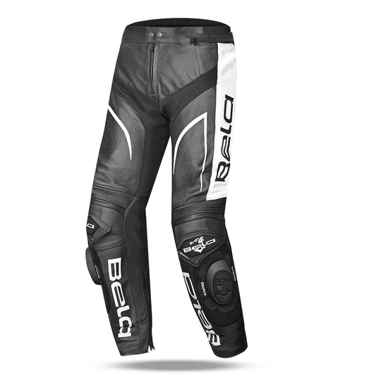 BELA X RACE PANTALONI DONNA IN PELLE NERO/ANTRACITE/BIANCO – Yamoto.it