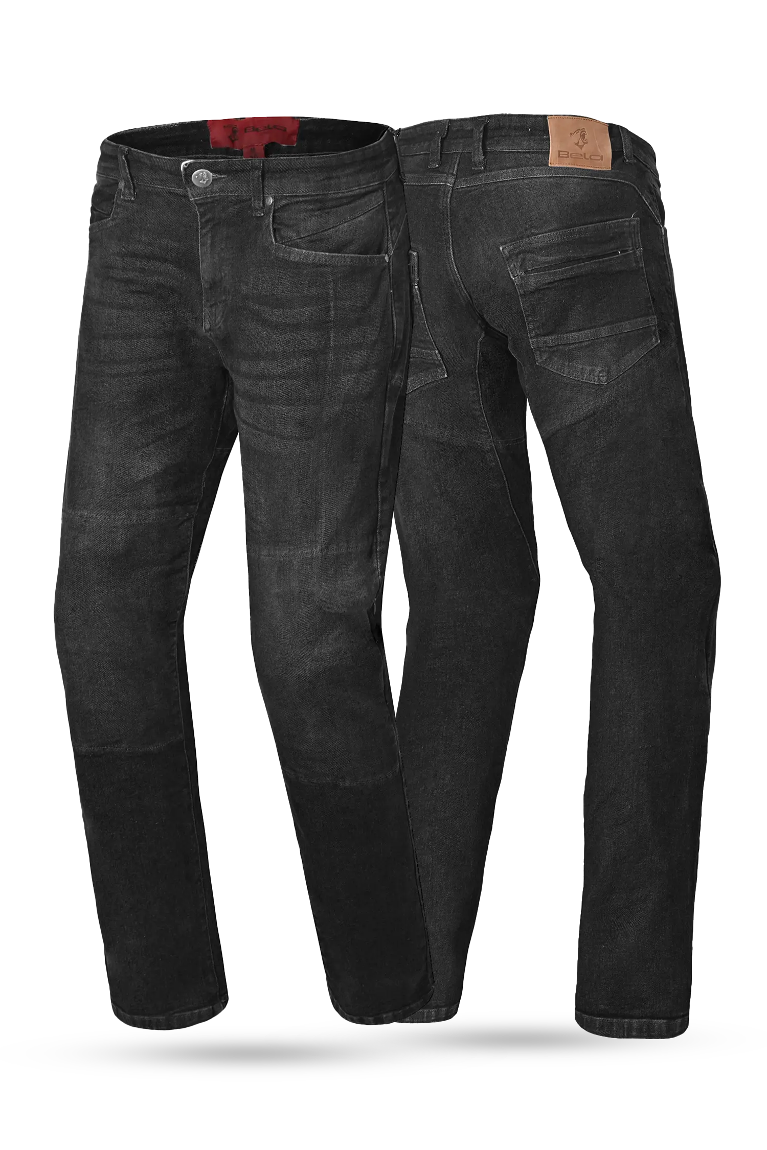 BELA tessuto Kevin Nero 34 cucitura interna Pantaloni