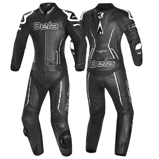 Bela Rocket Grigio nero 2PC Tute Pelle Di Canguro Mix Donna