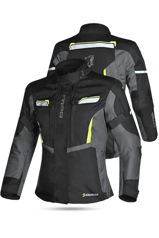 BELA - giacca donna Hurricane - Nero Giallo am- 3 IN 1