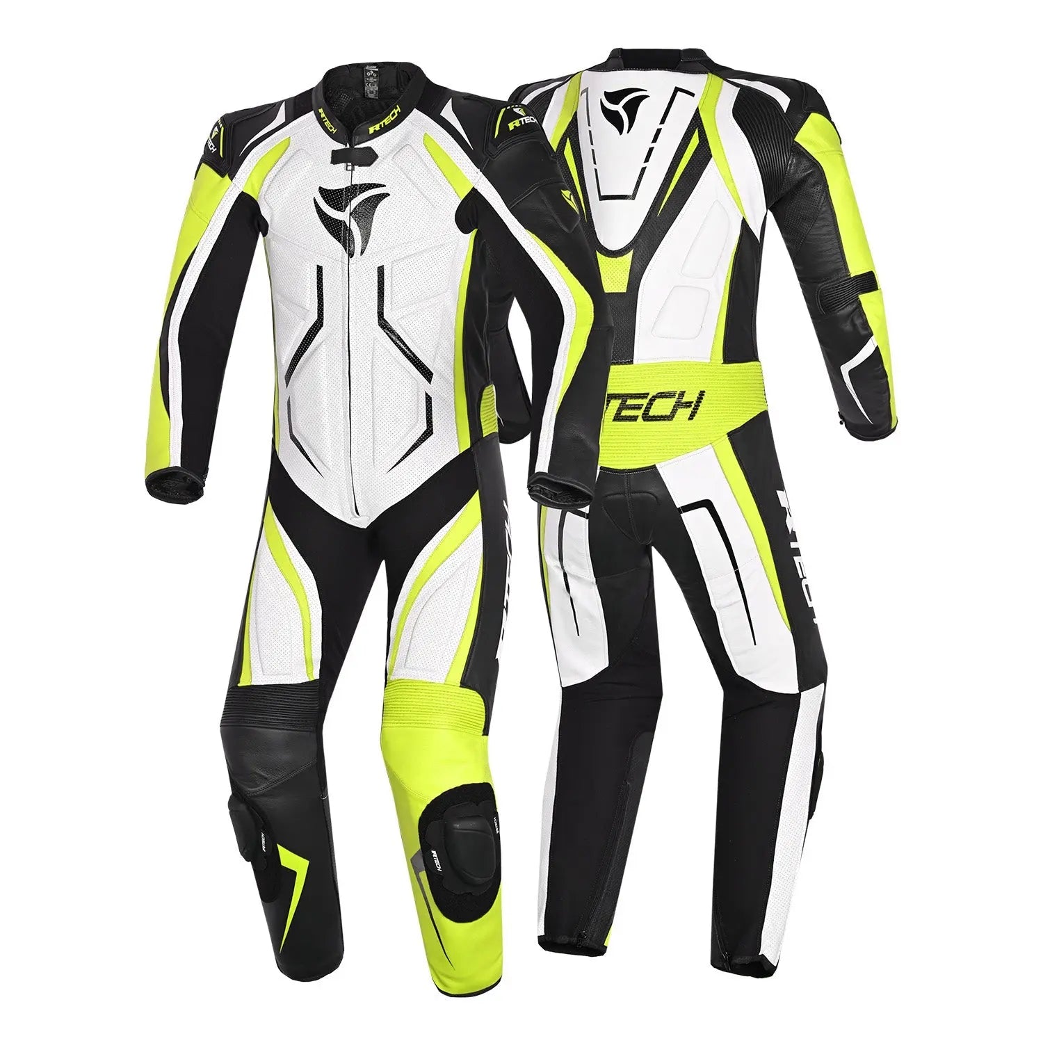 R-TECH Mono 1 PC Defender GP Bianco Nero Giallo Fluo