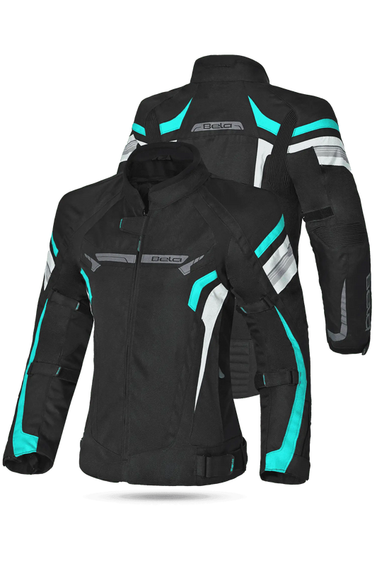 BELA giacca donna Hurricane Nero Turquoise 3 IN 1