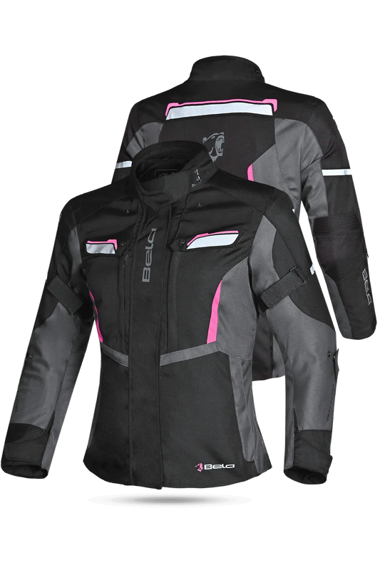 BELA - giacca donna Hurricane - Nero Fushia Nero 3 IN 1