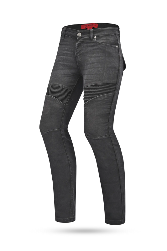 Bela Rosekin Jeans Moto per Donna Nero vaquero