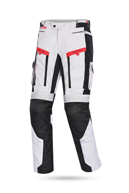 Bela Transformer Pantaloni da moto uomo Ghiaccio Nero Rosso