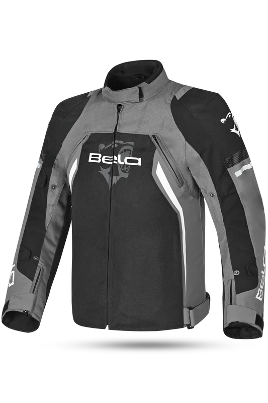 Bela Cordaniel Giacca moto Nera/Grigio scuro
