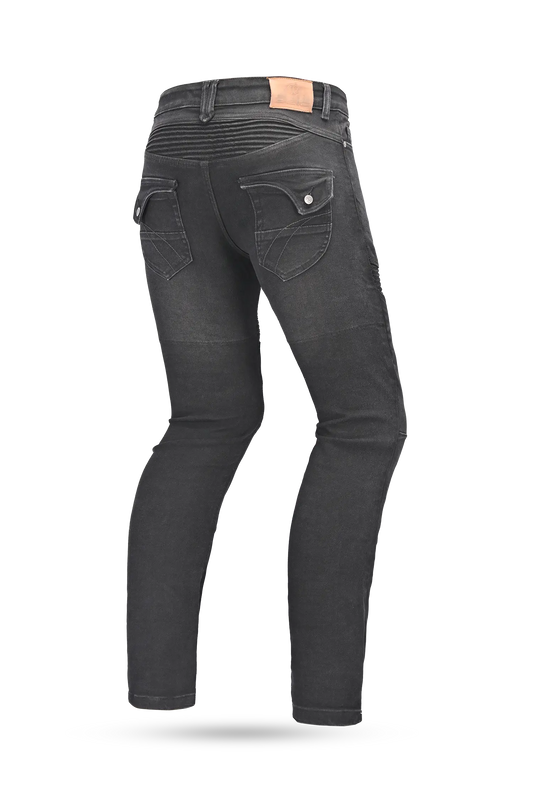 Bela Rosekin Jeans Moto per Donna Nero vaquero