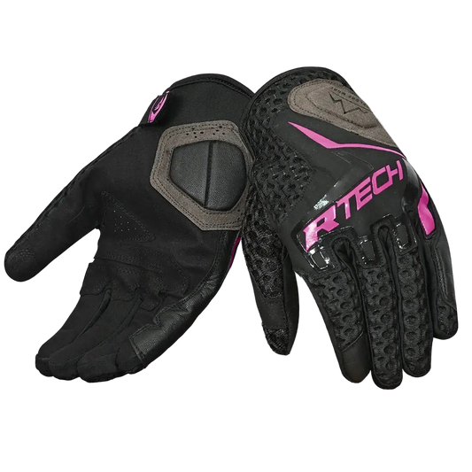 R-Tech - Ride Pro Lady Guantes Negro/Fuschia