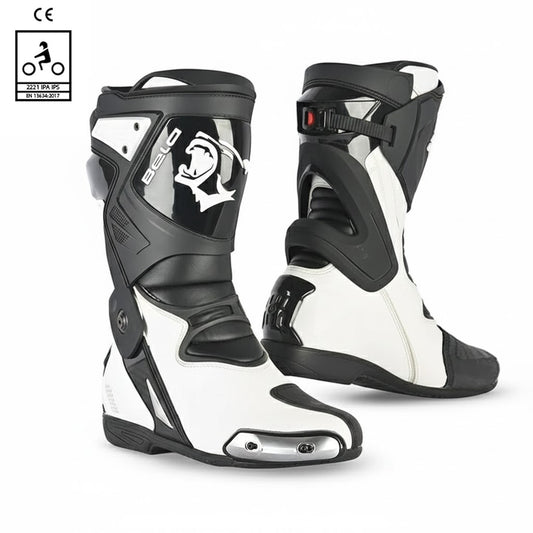 BELA Race Pro Staveli de Moto Blanco Nero