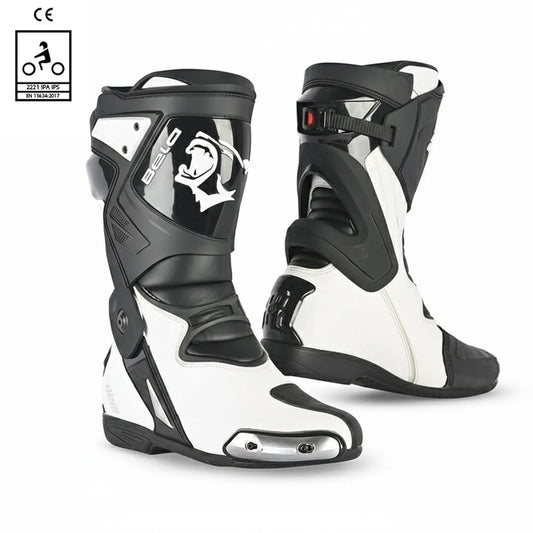 BELA Race Pro Staveli de Moto Blanco Nero
