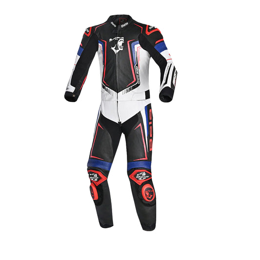 BELA - Tuta moto 2 pezzi Beast Nero Bianco Blu Rosso – Yamoto.it