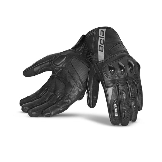 Bela Blast Black Leather Winter Gloves – Yamoto.it