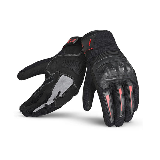 BELA DRIFT GUANTI DONNA MOTO IN TESSUTO NERO ROSSO – Yamoto.it