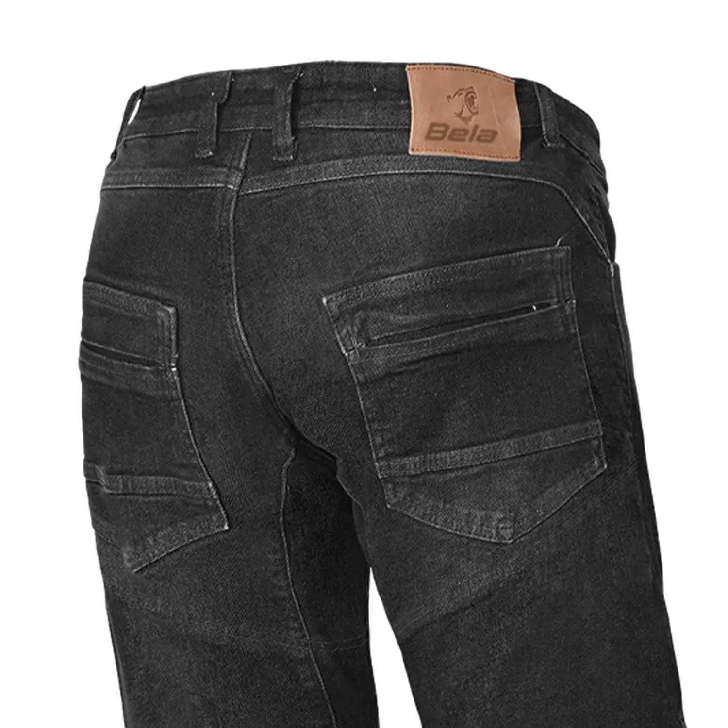 BELA KEVIN JEANS DI MOTO UOMO 34L NERO