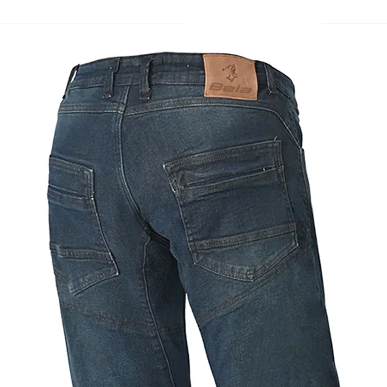 BELA KEVIN PANTALONI UOMO JEANS DIRTY 32L BLU