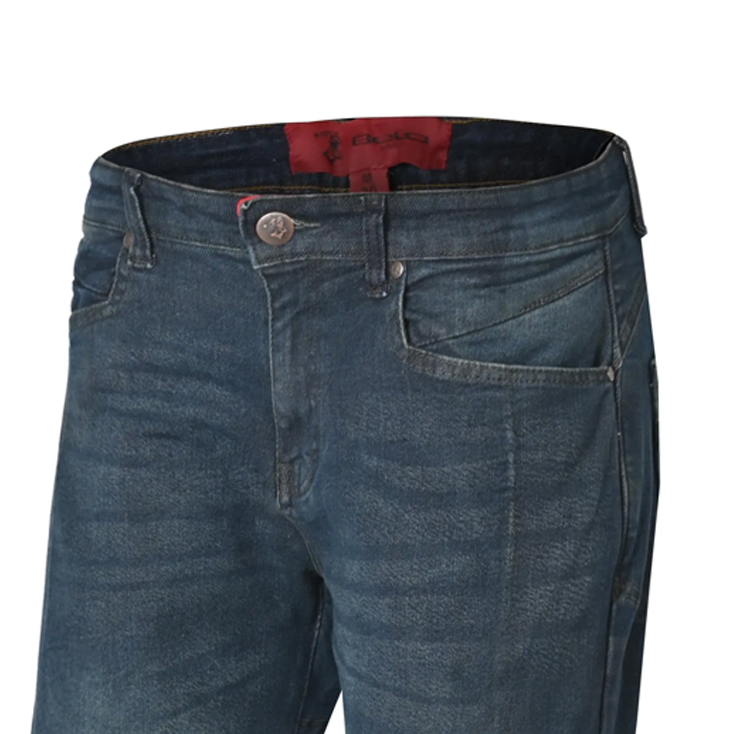 BELA KEVIN PANTALONI UOMO JEANS DIRTY 32L BLU