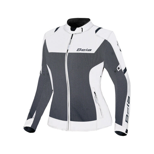 BELA MESH PRO GIACCA DONNA MOTO IN TESSUTO TRAFORATO ESTIVA GHIACCIO GRIGIO – Yamoto.it