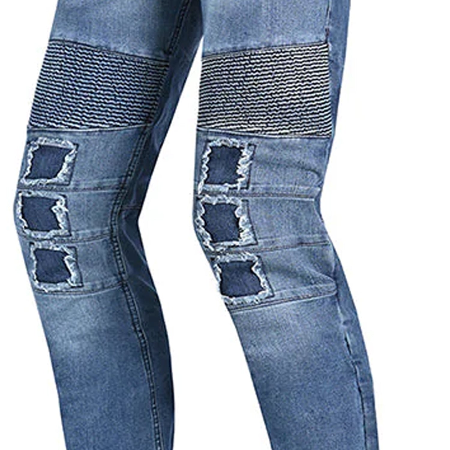BELA PISTON PANTALONI UOMO JEANS SCURO 32L BLU SPRAY