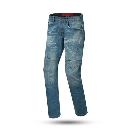 Vaqueros de moto Bela Rocker para hombre - Azul claro – Yamoto.it